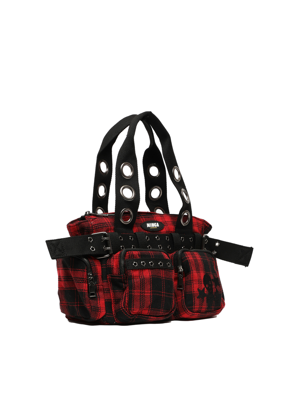 Сумка Devon Red Tartan Multi Pockets