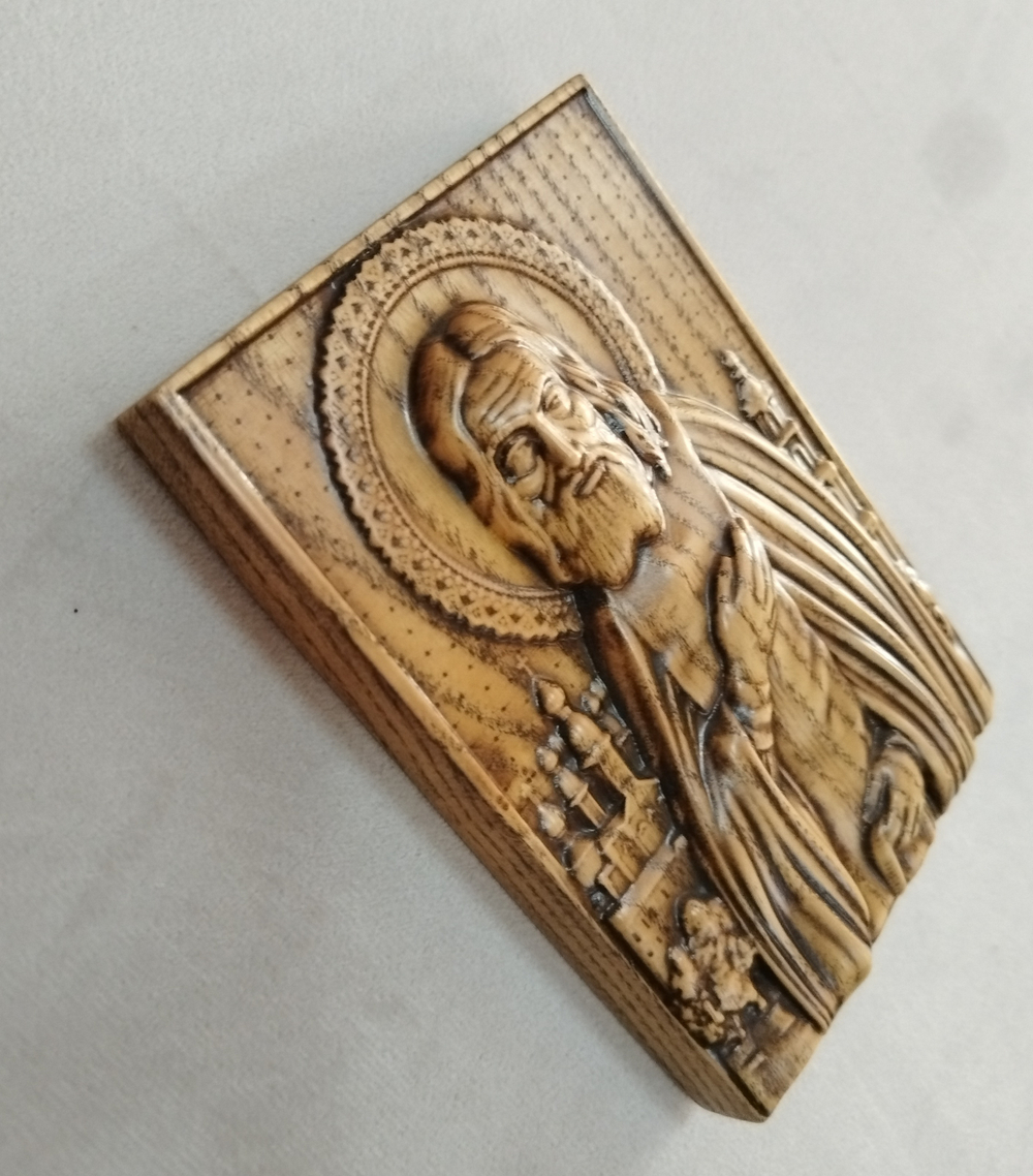 Икона деревянная Серафим Саровский