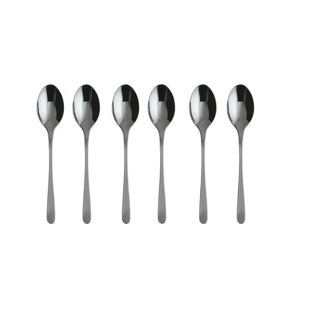Sambonet Набор из 6 ложек для эспрессо Taste PVD Black
