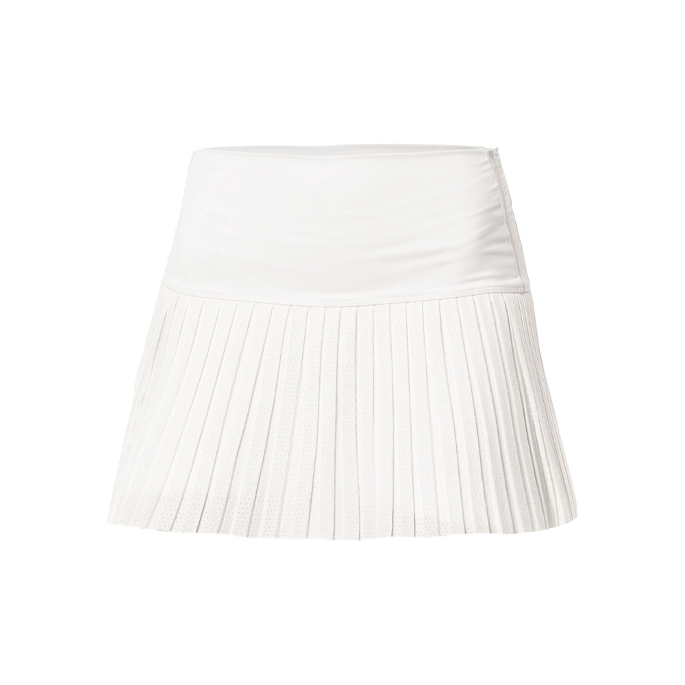 Женская теннисная юбка Lucky in Love Hi Chop Pleated Women - White