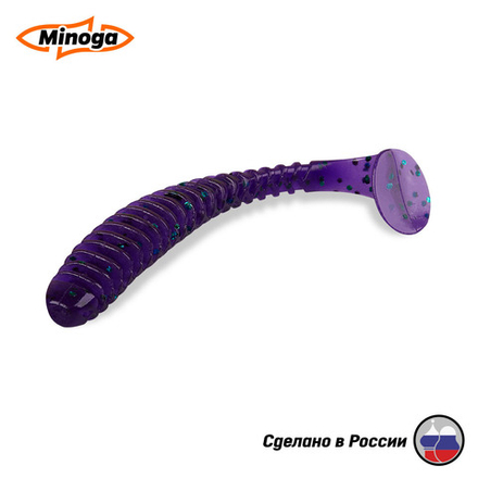 Силиконовая приманка "Minoga" ACTION FAT  6,1"(3шт) 155мм, 17,74 гр, цвет 007