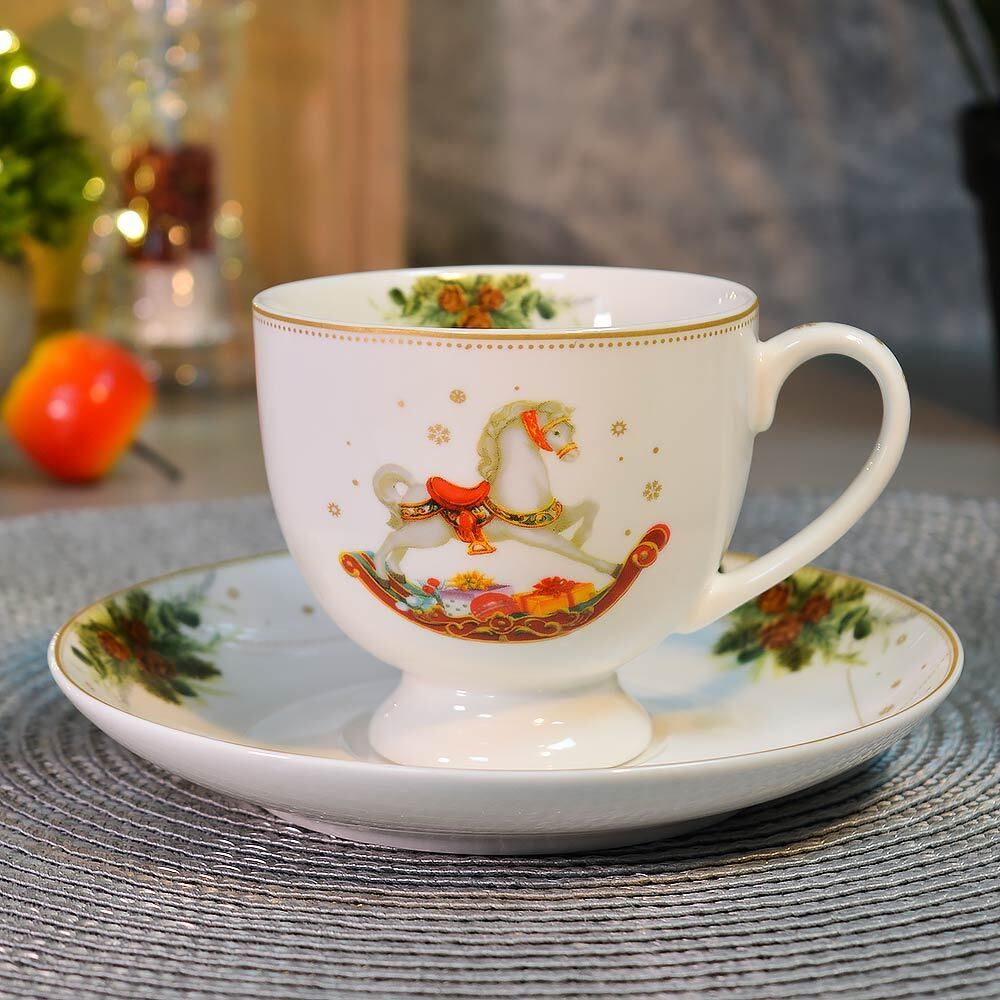 Кофейная пара 220мл "Новогоднее волшебство"