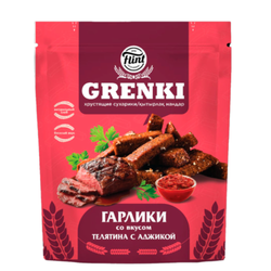 Гренки гарлики Flint телятина с аджикой 90 гр