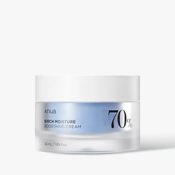 Anua Birch 70 Moisture Boosting Cream- Увлажняющий крем для лица с березовым соком