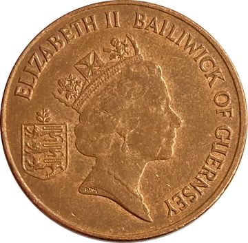 2 пенса 1996 Гернси
