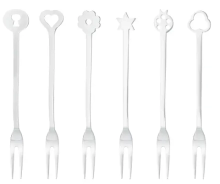 Sambonet Набор из 6 коктейльных вилок Party Fashion.