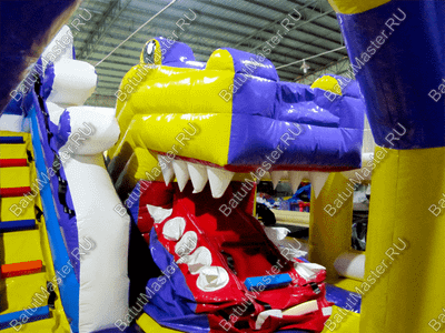 Надувной батут "Мульти-сафари-утка" 7*6*4 м