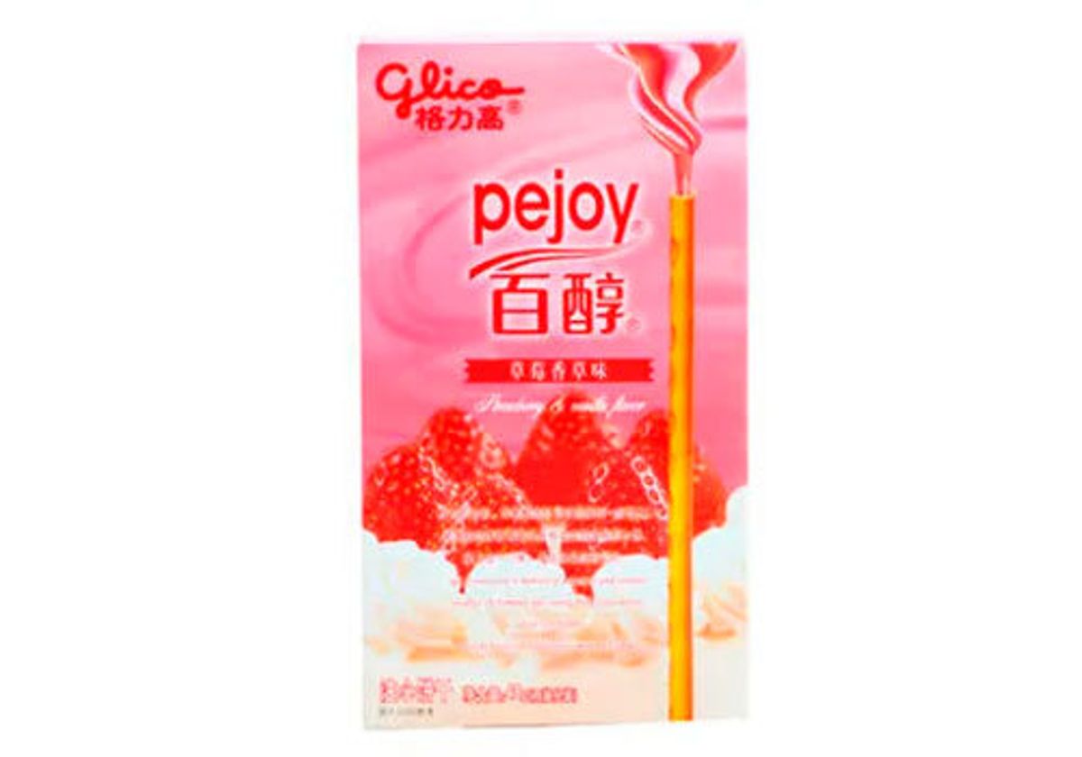 Палочки Pejoy со вкусом клубники и сливок, 48г