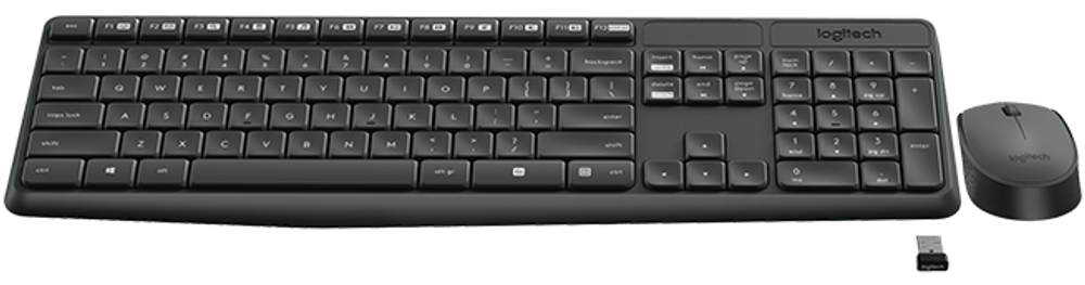 Клавиатура и мышь Wireless Logitech Combo MK235