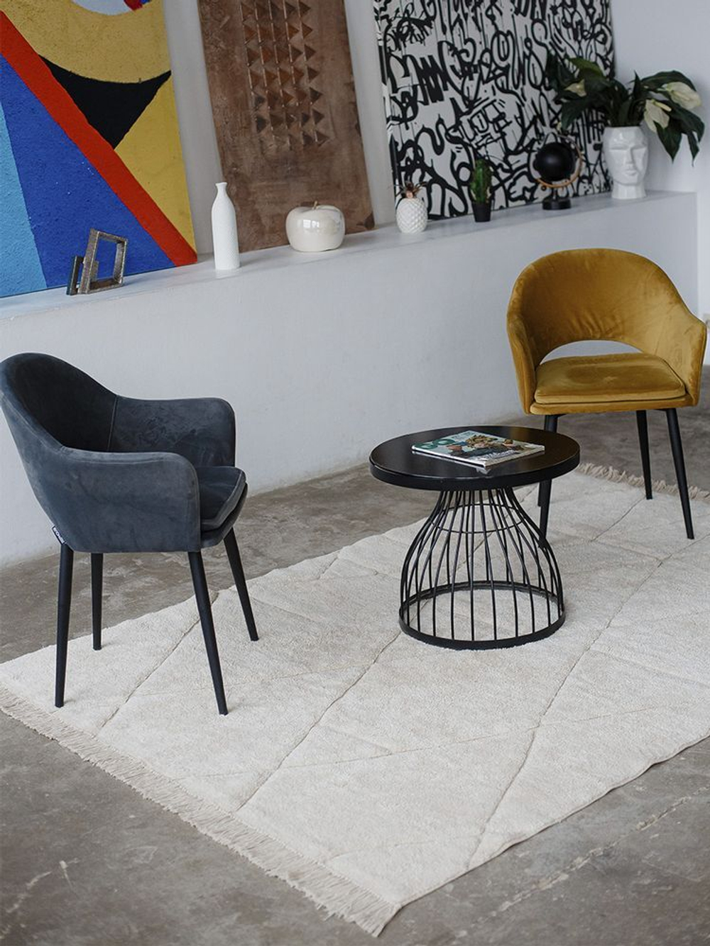 Хлопковый ковер Lillaland KIVIA (120 x 180 см)