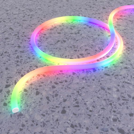 Гибкий неон Maytoni 17,2W/m 384LED/m 2835+2016LED/m 1313SMD теплый белый + RGB 5М 20304