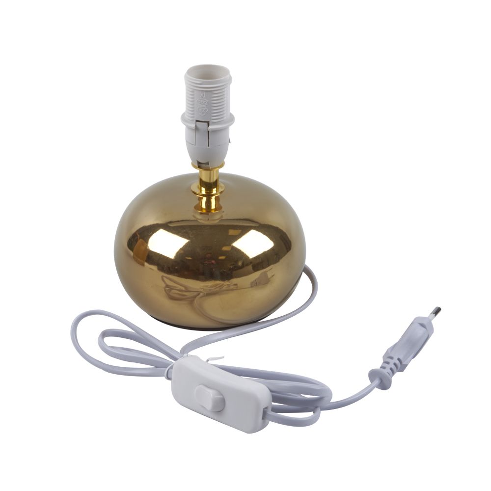 UML-B307 E14 GOLD-COPPER Светильник настольный декоративный под лампу Е14. 40W. Механический выключатель. Золотой-Медный. ТМ Uniel