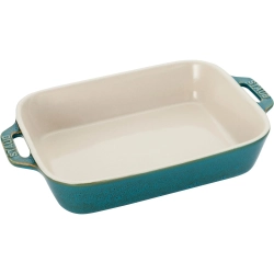 STAUB Набор из 3 керамических тарелок Приготовление античной бирюзы