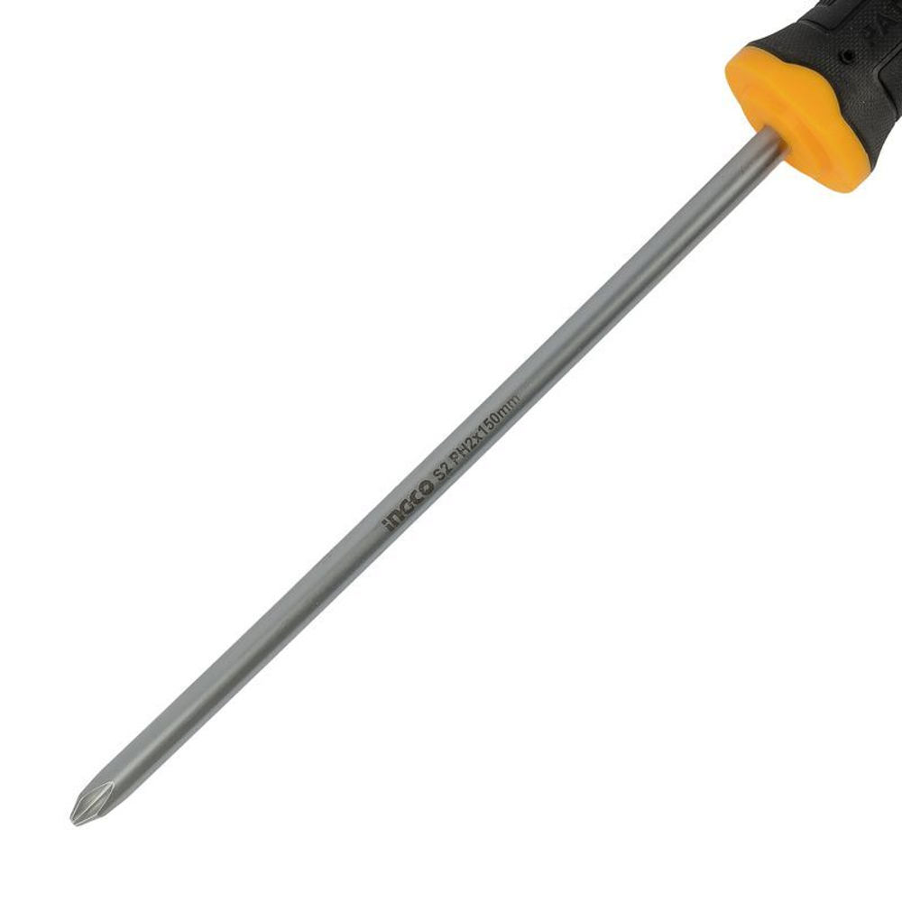 Отвертка крестовая 150 мм PH2 Cr-V мм INGCO INDUSTRIAL HS28PH2150