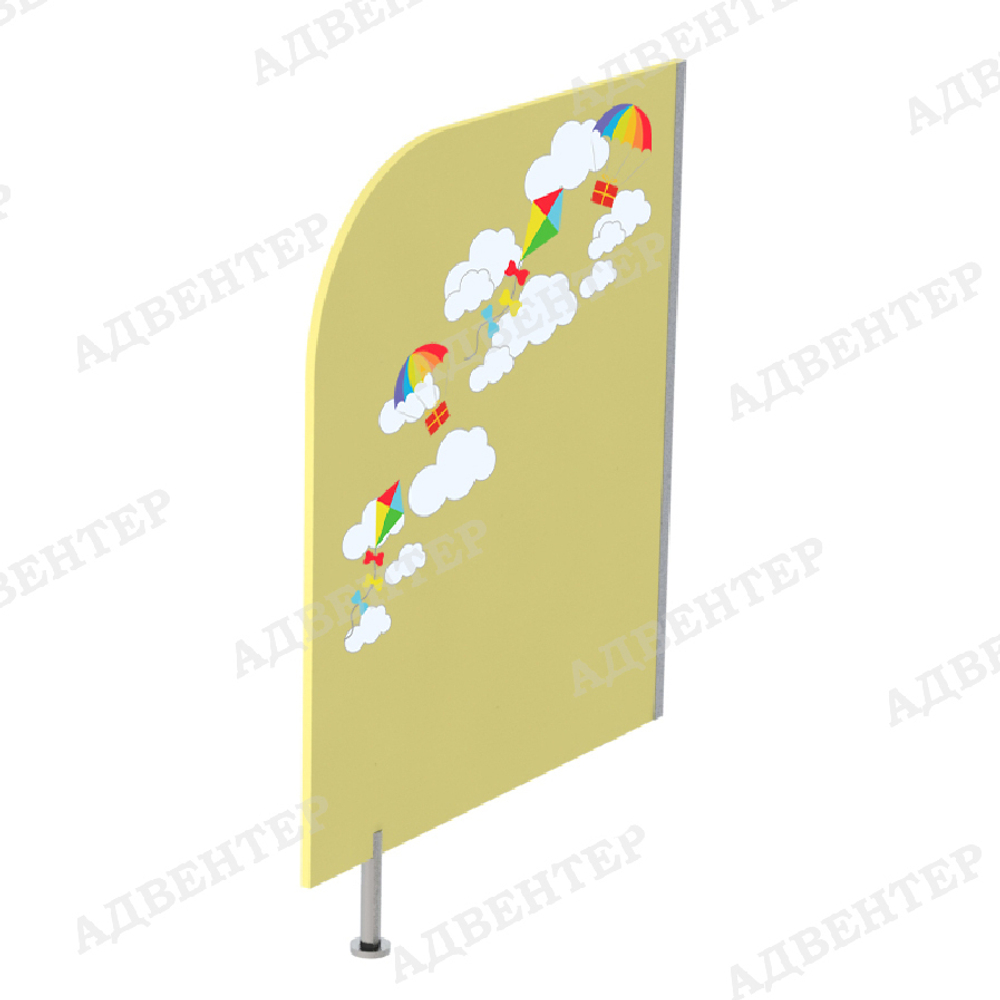 Перегородка для туалетной комнаты с аппликацией