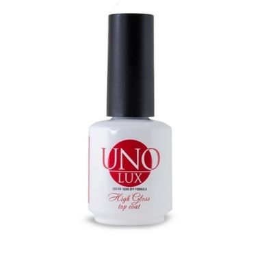 UNO LUX, Топ High Gloss Top Coat, 15 мл