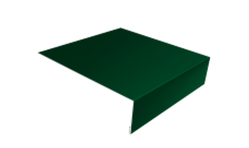 Планка лобовая 180х40 RAL 6005 зеленый(2м) матовый