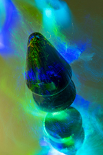 Анальная втулка Popo Draco черная 21 см