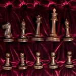 Шахматы Сенеж "Стаутон" Махагон ФР-00001220