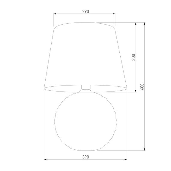 Настольная лампа TK Lighting 5591 Santana Ecru
