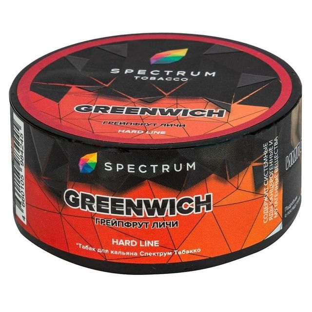 Табак Spectrum Hard Line - Green Wich 25 г