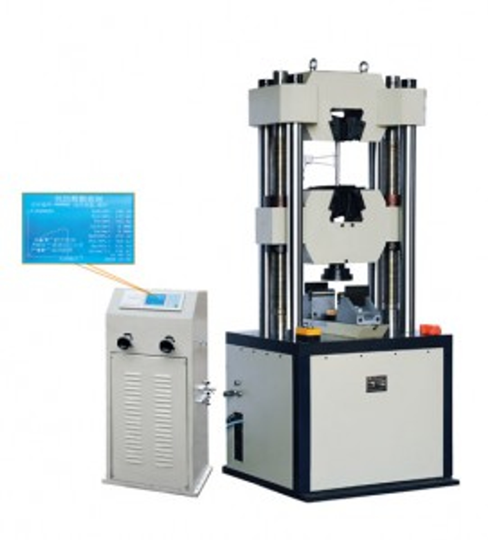 Electro hydraulic universal testing machine