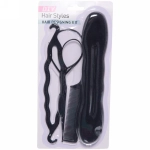 Набор для создания причёсок 5шт «Styling», цвет черный, 24,5*12см