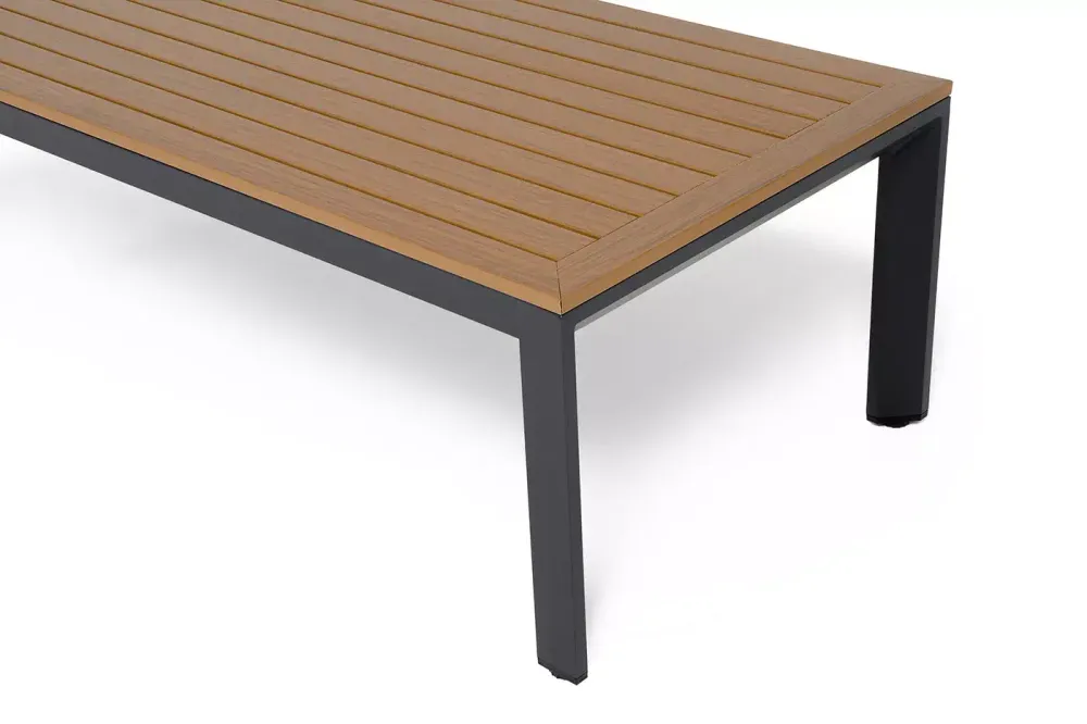 "Лотос" лаунж-зона 5-местная из алюминия, цвет темно-серый