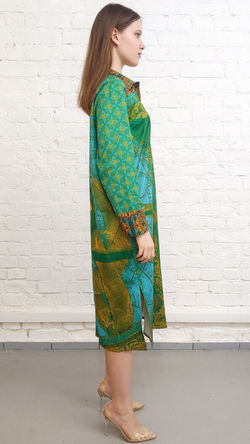 Платье "Небесный атлас", по мотивам иллюстраций из Небесного атласа Андреаса Целлариуса «Гармония Макрокосмоса»