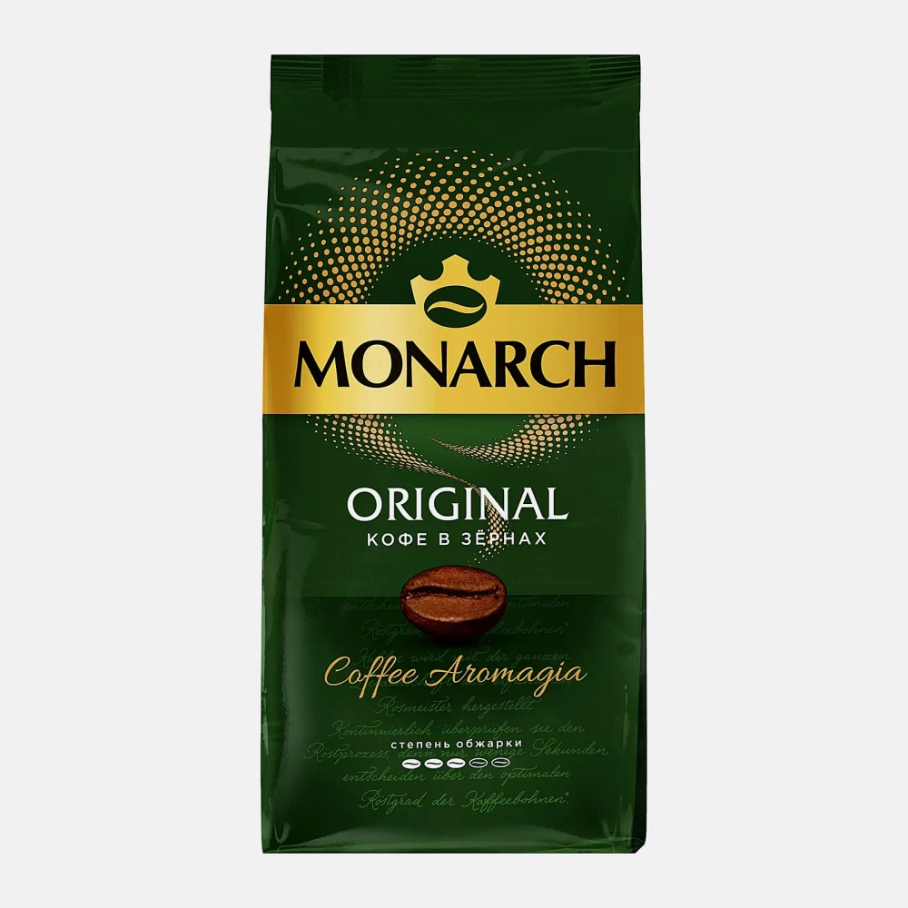 Кофе в зернах Monarch Original натуральный жареный 230г