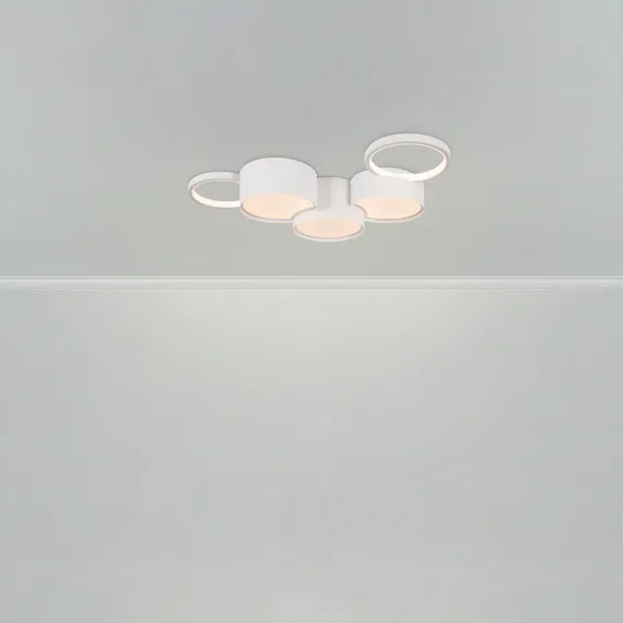 Потолочный светильник FR6080CL-L100W Молекула / Molecule 92 Вт LED с пультом ДУ Freya fr6080cl-l100w