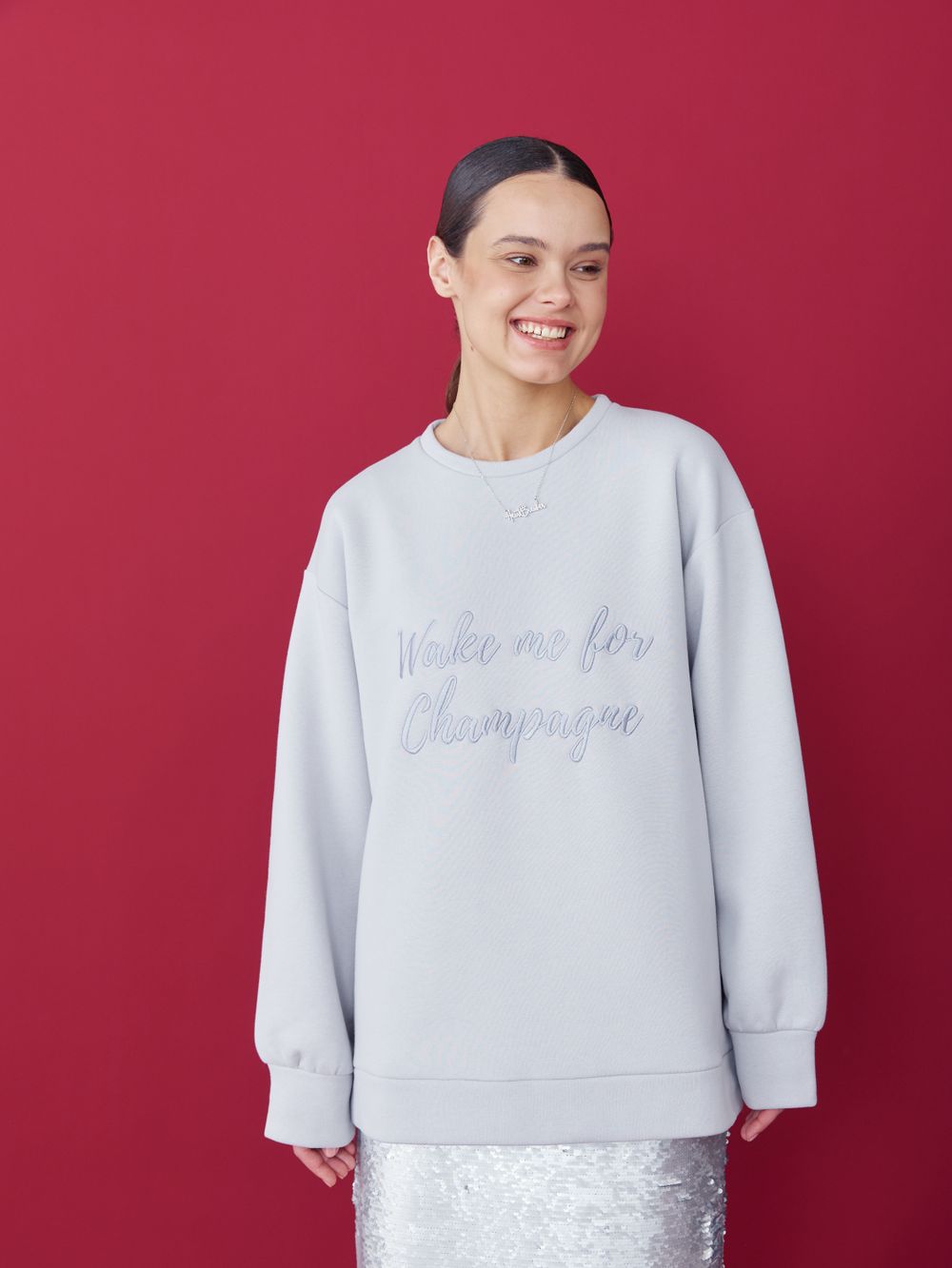 СВИТШОТ CHAMPAGNE ASH GREY