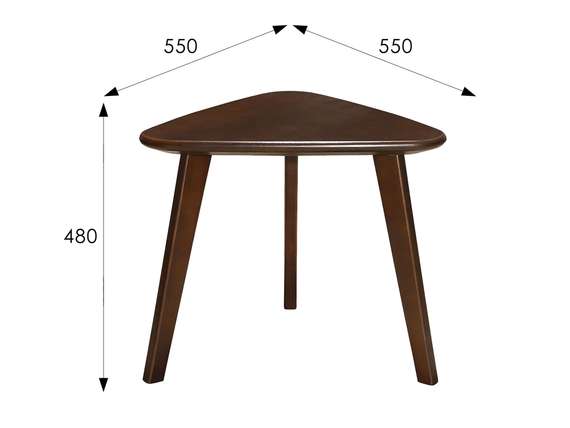 Стол журнальный Ретро орех