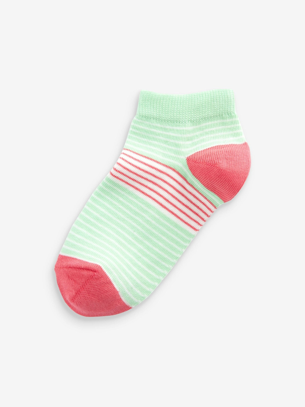 Носки хлопковые для девочки Next A43-313, 5 шт., Красный, Розовый, Салатовый