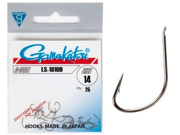 Крючки Gamakatsu LS-1810B HOOKS BRONZE разм. 14 25шт.
