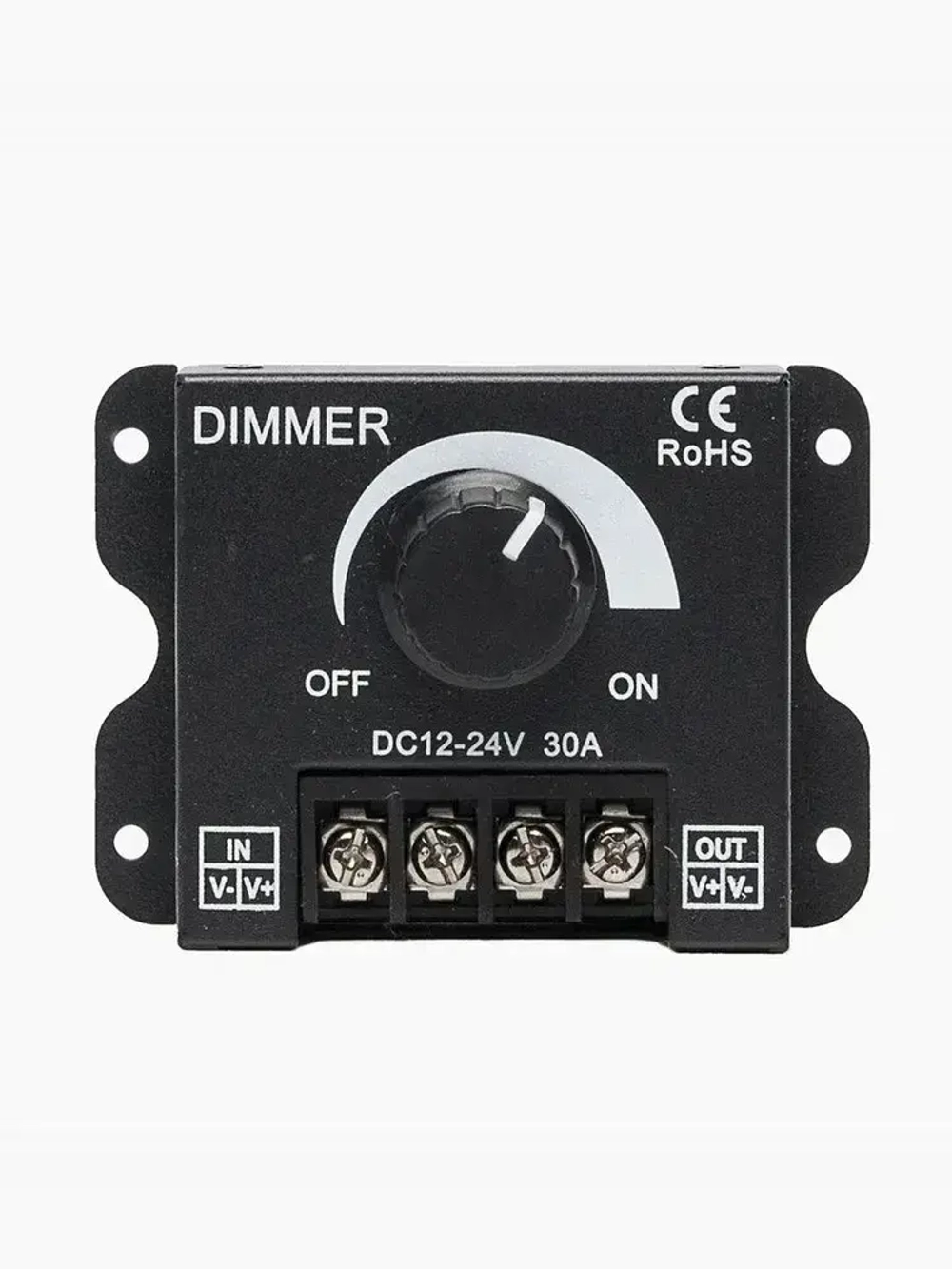 Регулятор яркости для светодиодных лент, диммер 12В /24В 30А Диммер