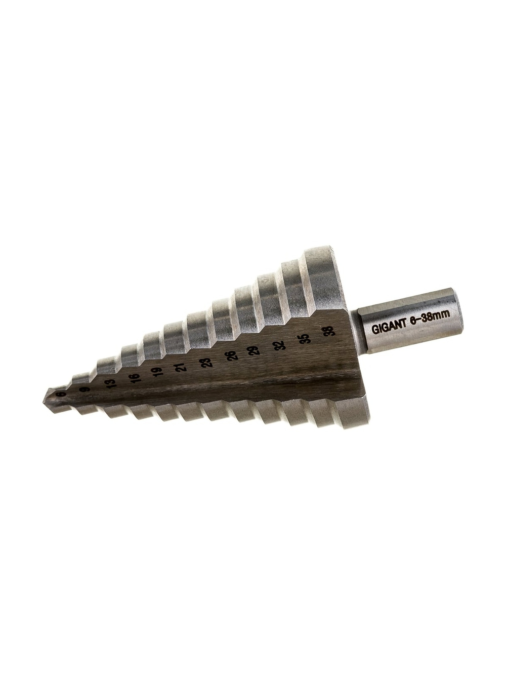 Сверло ступенчатое 6-38 мм, HSS Gigant GT-163