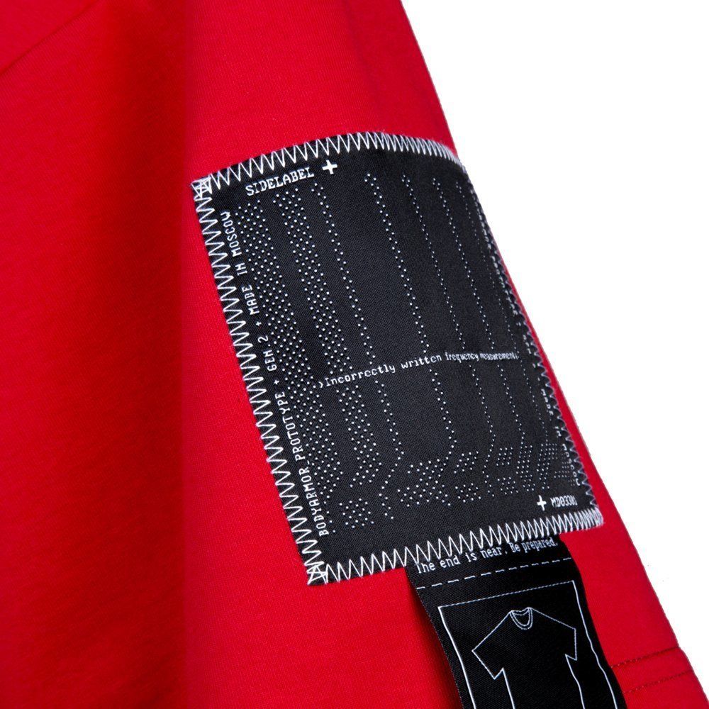 Футболка SS21 Won der Land Kimono Красная