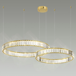 5015/2R L-VISION ODL23 587 золотой цвет Потолочная чаша (доп.основание) VEKIA