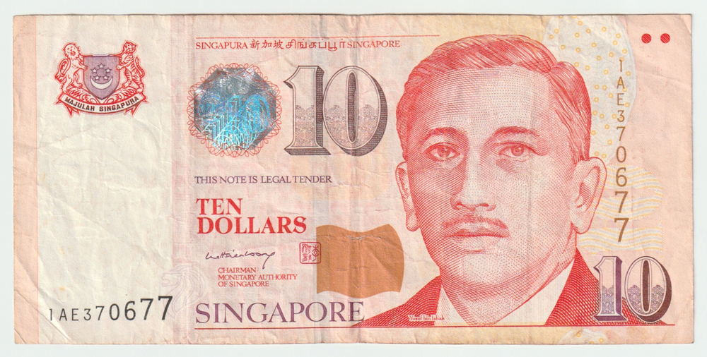 Singapore, 10 Dollars, 1999 – Yusof bin Ishak (VF)