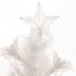 Ёлка светодиодная «Жемчужная» 90 см, ПВХ белый, цвет свечения-Белый/Теплый белый (80 веток) (T2118-90)