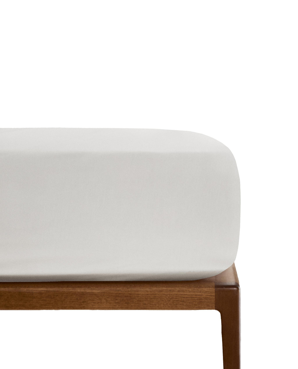 Простыня на резинке Zara Home сатин, хлопок 100%, однотонный, 0056/095