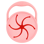 Munchkin, C'est Silicone! ™, ловушка для снеков с крышкой, для детей старше 6 месяцев, коралловые, 1 шт.