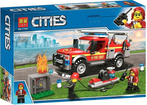 Конструктор Сити "Грузовик начальника пожарной охраны" 213 дет.