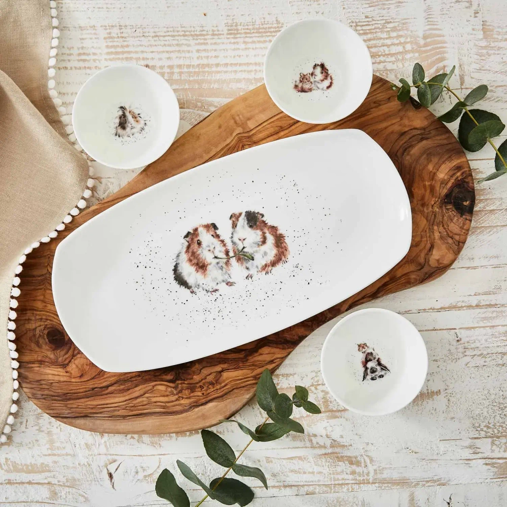 Royal Worcester Wrendale Designs Набор мисок на подносе 3+1 9 см