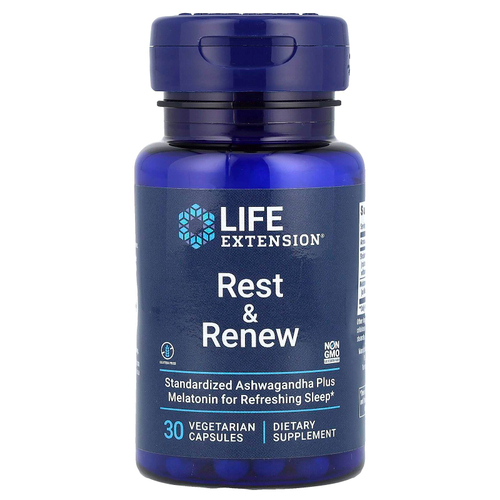 Life Extension, Rest & Renew, 30 вегетарианских капсул