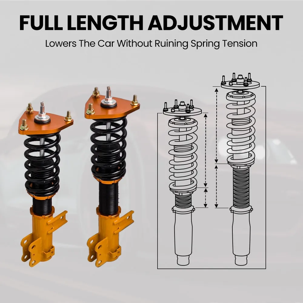 Air to Coil Shock Struts Assembly Conversion Kit подходит для автомобиля Ford Expedition 2003-2006 lowering kit