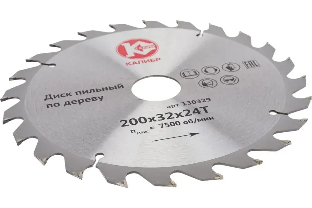 Калибр Диск пильный 200 x 32; 30 зуб.