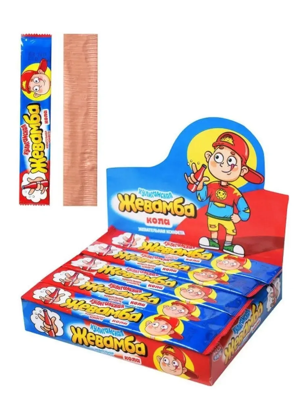 Жевательная конфета Хулиганская Жевамба , Кока-Кола