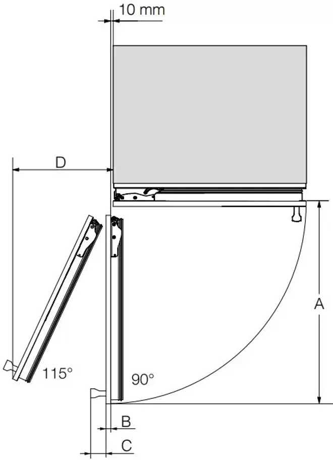Встраиваемый морозильник Miele F 2813 Vi MasterCool